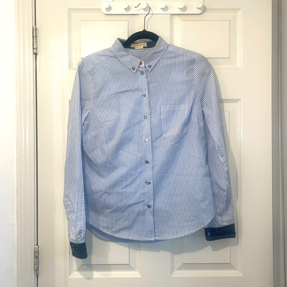 Brand New Anthropologie Striped Shirt in Size US 8